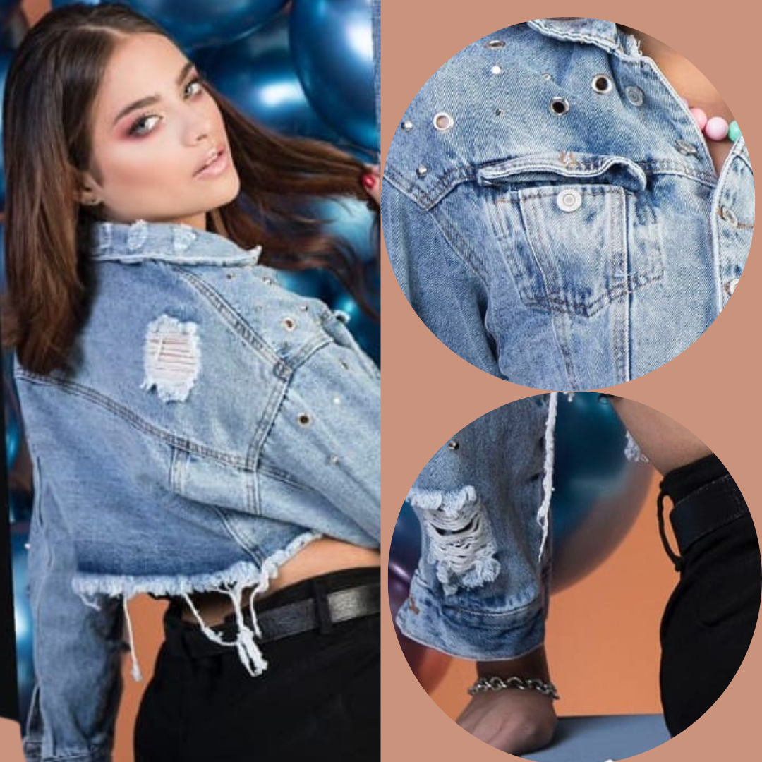 Afrodita denim Jakke