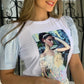 3D-Bluse med puffermer