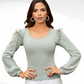 Lange puffermer  bluse 210281