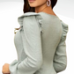 Lange puffermer  bluse 210281