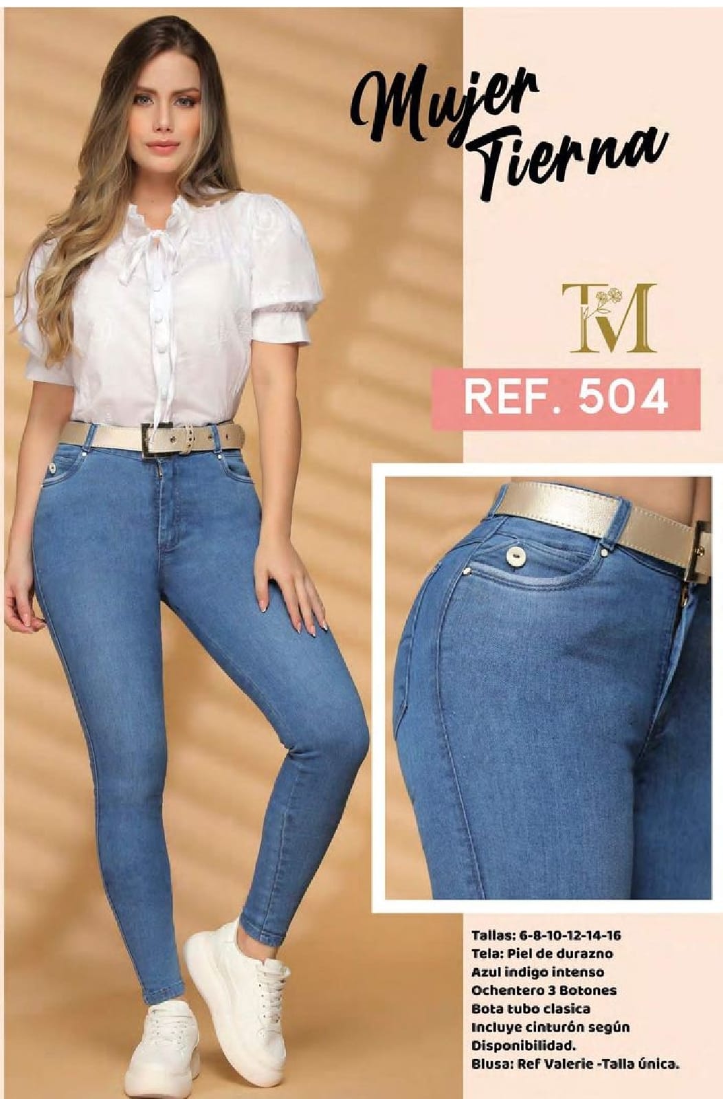 High skinny fit Jeans 504